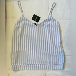 Forever 21 Blue and White Stripped Cami